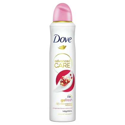 اسپری دئودورانت زنانه داو مدل Pomegranate & Lemon