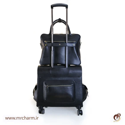 چمدان خلبانی و ست اداری تمام چرم mrc168-12