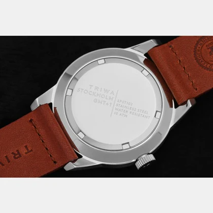 ساعت مچی عقربه ای تریوا مدل Ivory Spira Brown Classic