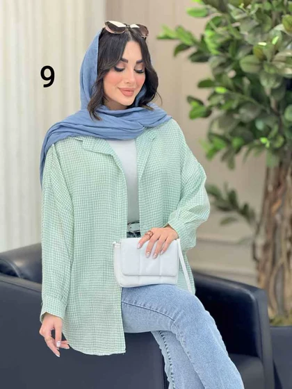 شومیز طرح دار دایانا