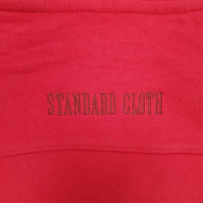 هودی قواره باکسی گرم بالا سرخابی از standard cloth کد 217