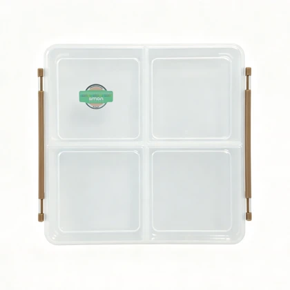 ظرف فریزری 4 خانه بزرگ لیمون 4*250g
