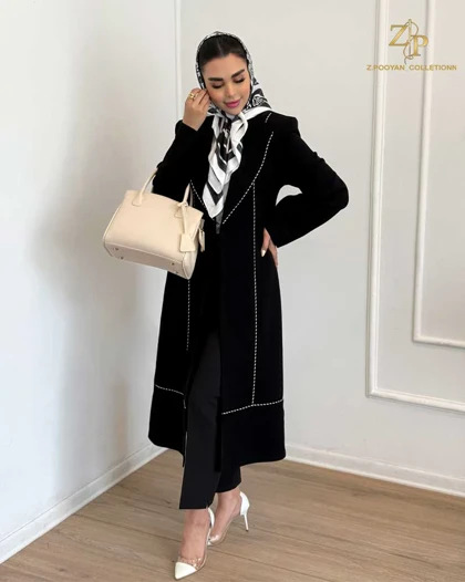 مانتو زنانه کرپ لئوس