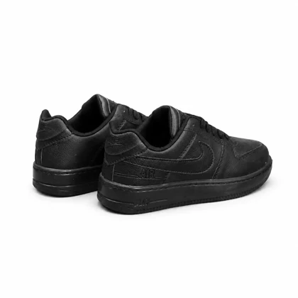 کفش کتانی مردانه زنانه و بزرگ پا مدل ایرفورس مشکی Nike Air Force