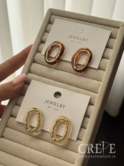 گوشواره دفرمه رزینی