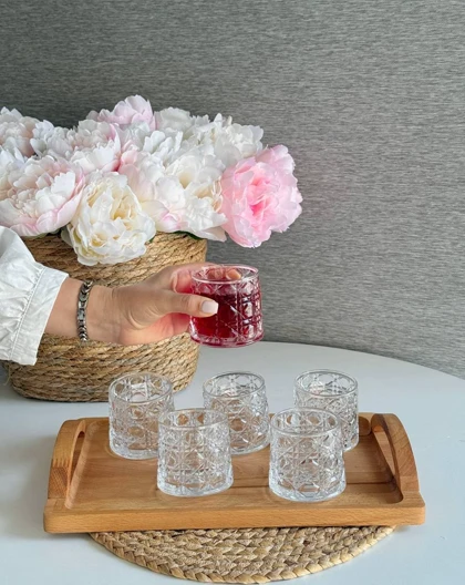 لیوان چرخشی برند دلی طرح دیور DIOR