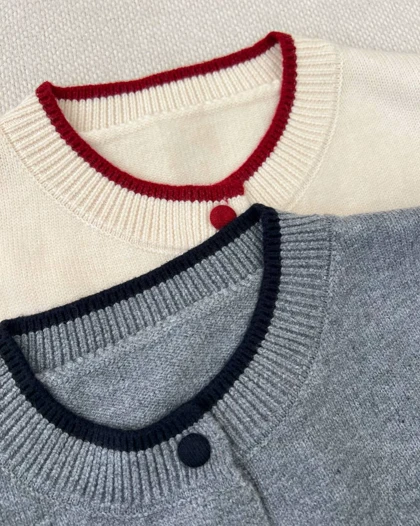 ژاکت بافت مینیمال گل کد 5239