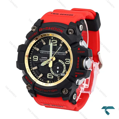 ساعت جیشاک GG-1000 مردانه مشکی قرمز Gshock-6574-G
