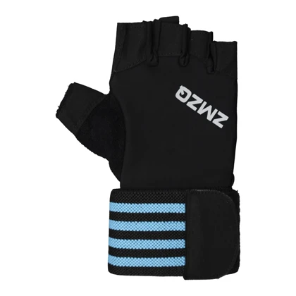 دستکش و مچبند بدنسازی زنانه زد ام زد کیو مدل ZMZQ-404K1208 آبی