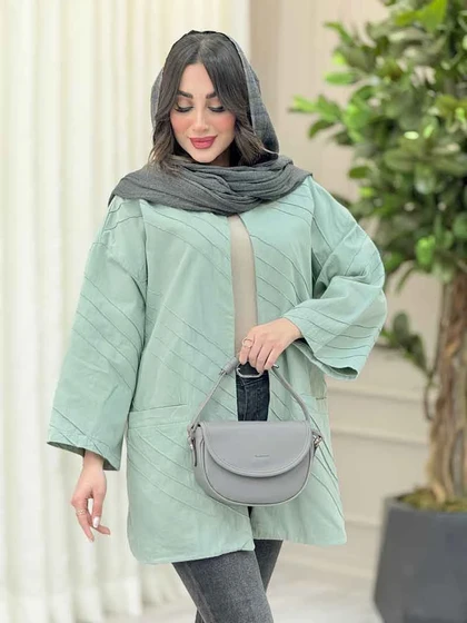 مانتو برش‌دار بغل چاک