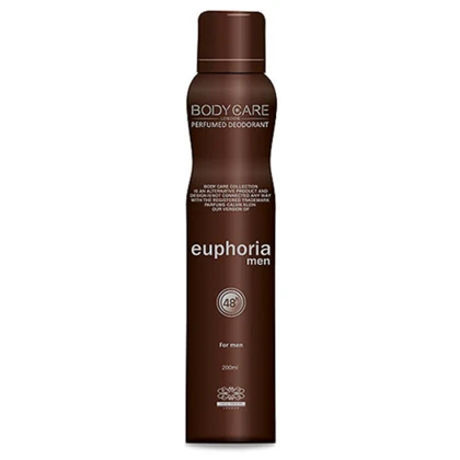 اسپری بدن مردانه بادی کر مدل ایفوریا Body Care Euphoria حجم 200 میل