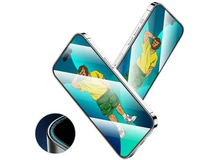 گلس آیفون 14 پلاس گرین Green iphone 14 Plus&13PRO MAX 3D Silicone Glass GN3DSHD14M