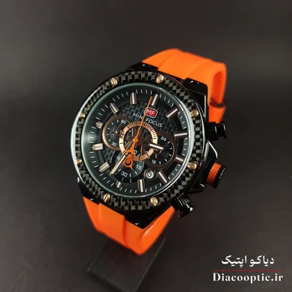 ساعت مچی مردانه اورجینال موتور ژاپنی برند مینی فوکوس سه موتور مدل Mf0468G.02 بند رابر