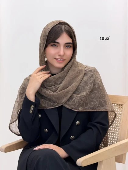 4609-شال حریر گلاره