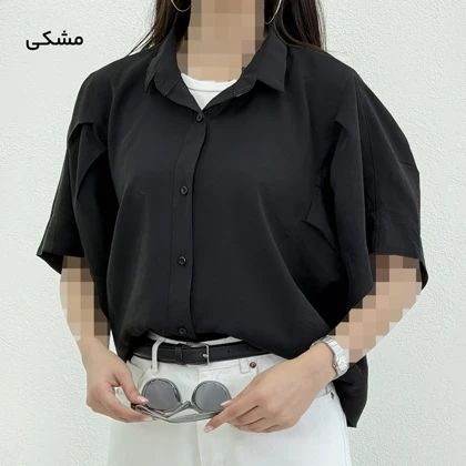 شومیز زنانه سیلک آستین چین | آی بولک