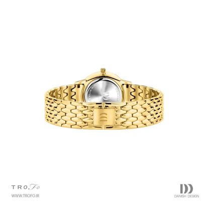 ساعت مچی عقربه ای زنانه دنیش دیزاین (Danish design) مدل IV77Q1251 Akilia Gold Husky Blue DressLink Medium