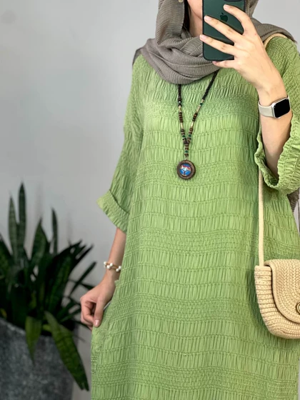 مانتو کفتان بلند کوک دوزی