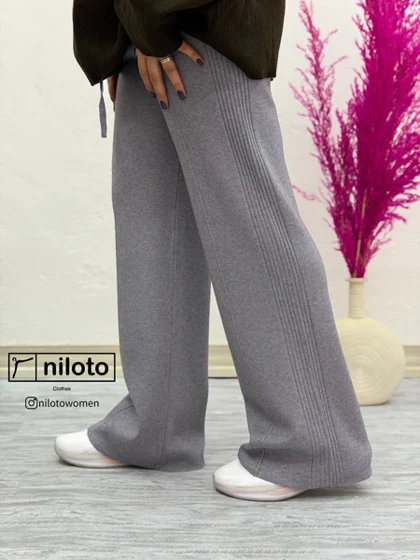 شلوار نیم بگ بافت اورجینال (16003)