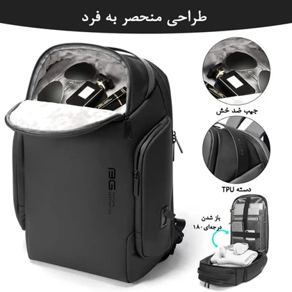 کیف کوله پشتی لپ تاپ 15.6 اینچ اورجینال بنج BANGE 7277