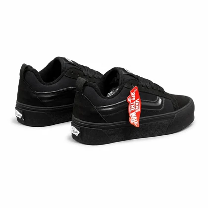 کفش کتانی زنانه مدل ونس اولداسکول کنو مشکی تمام Vans oldskool Knu