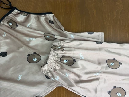 ست تاپ و شلوارک طرح تدی 226