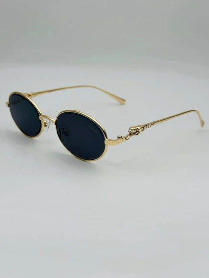 عینک آفتابی زنانه ومردانه کارتیر Cartierمدل بیضی SG-f0013با طراحی لوکس وخاص