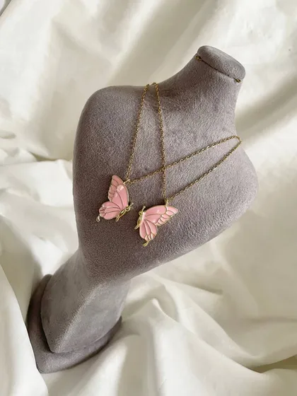 گردنبند ست پروانه ای