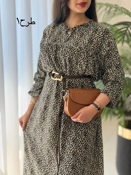 پیراهن بلند تمام نخ پریسا کد2631