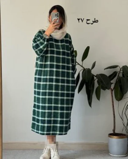 کفتان پشمی چهارخونه دیبا 5