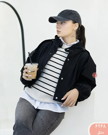 بارانی کلاهدار ایوا 6268