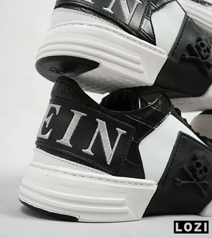 کفش اسنیکرزمشکی سفید PHILIPP PLEIN