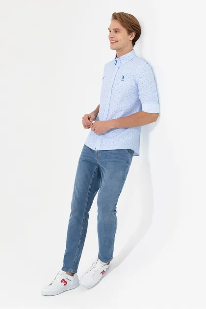 پیراهن مردانه آبی G081SZ004.000.1377623