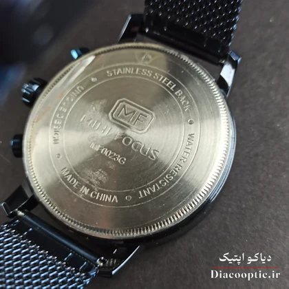 ساعت مچی مردانه اورجینال موتور ژاپن برند مینی فوکوس سه موتور مدل 6Mf0403G.0 بند حصیری
