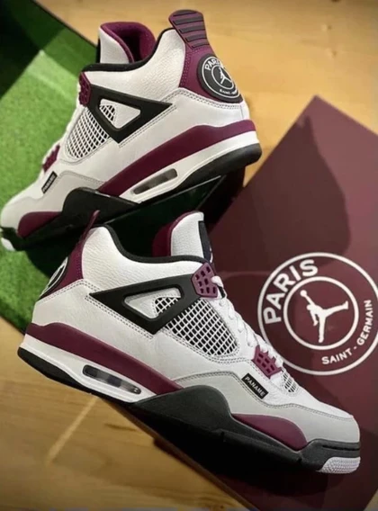 کتانی جردن فور 4 رترو پاریس سن ژرمن Jordan 4 مسترکوالیتی