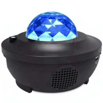 چراغ خواب کهکشانی اسپیکر دار مدل Galaxy Projector