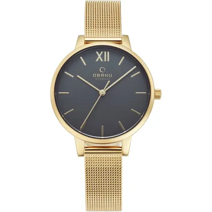 ساعت مچی زنانه اباکو Obaku اورجینال مدل V209LXGJMG