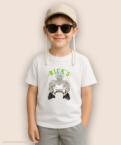 تیشرت بچگانه طرح ریک سانچز کد 1062
