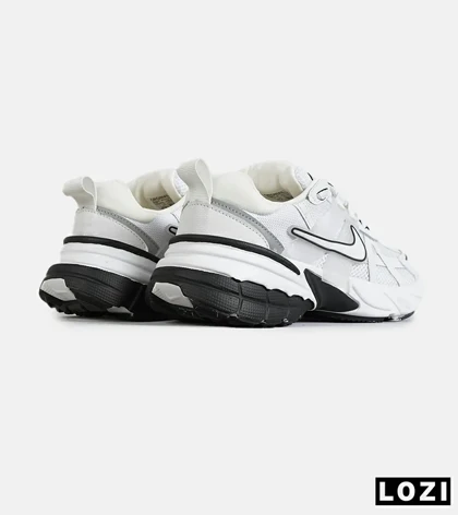 کفش کتانی مردانه و زنانه سفید مشکی Nike Cushlon V2K مدل 7444