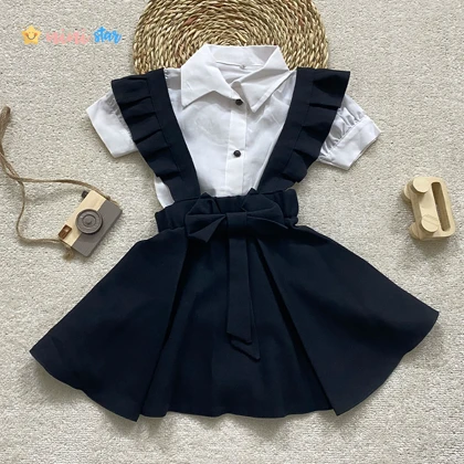 شومیز دامن ساسبندی 3 تا 9 سال