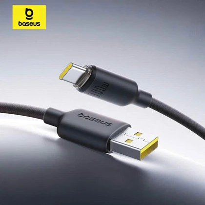 کابل تایپ سی باسئوس Baseus مدل CB000172 توان 100 وات یک متری