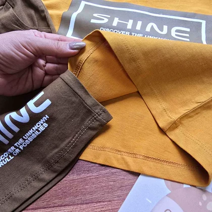 تیشرت و شلوارک پسرانه طرح Shine