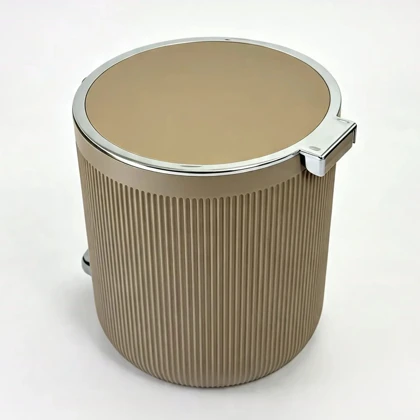 سطل پدالی 6 لیتری زیگا پادیز (کروم)