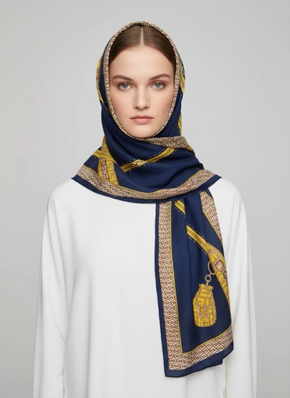 شال زنجیری فندی