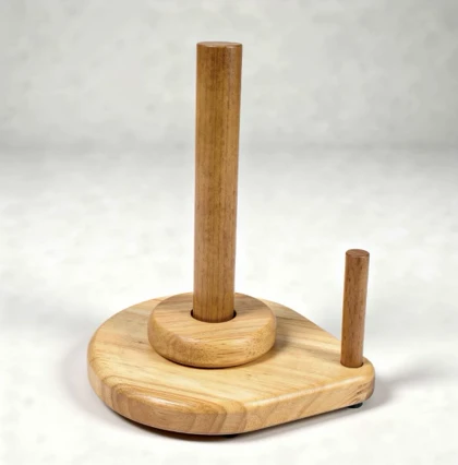 استند دستمال رولی چوبی سایز کوچک