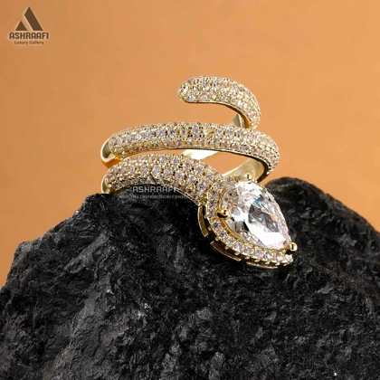 انگشتر مار طلایی Women Ring GD07