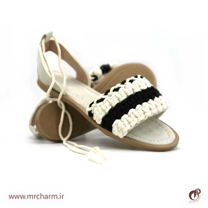صندل رکابدار بافت زنانه mrc2416-10