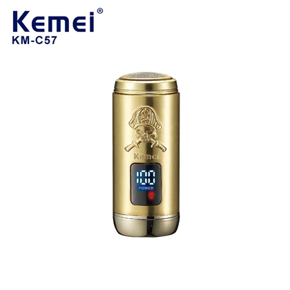 ماشین اصلاح موی صورت مردانه شیور چرخشی کیمی مدل KM-C57