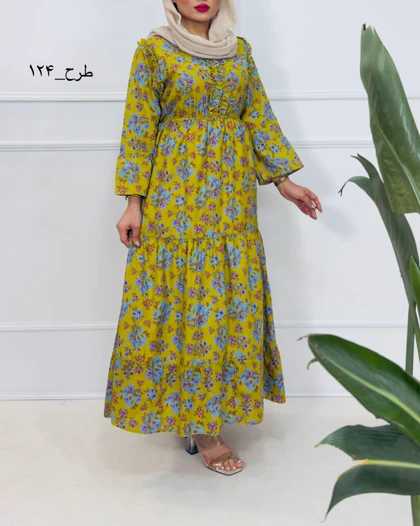 پیراهن ساحلی بلند نارسیس کد محصول 398