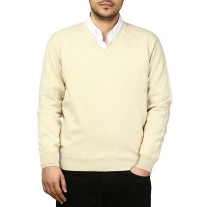 پلیور بافت یقه هفت مردانه ماراتن مدل 1769856