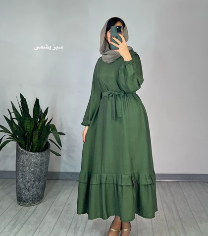 پیراهن مانتویی دل آرا 1